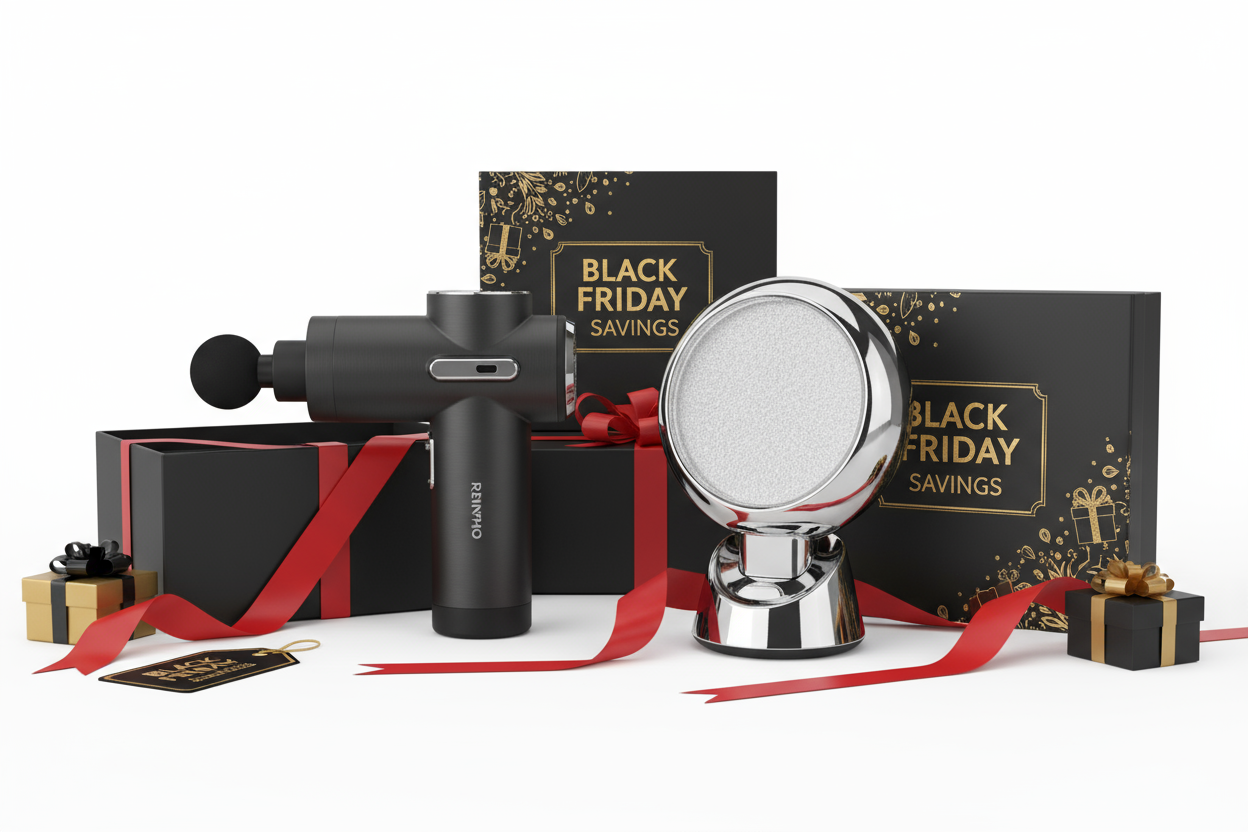 Black Friday Bundle - Mini Massage Gun with Heat & Cool Head