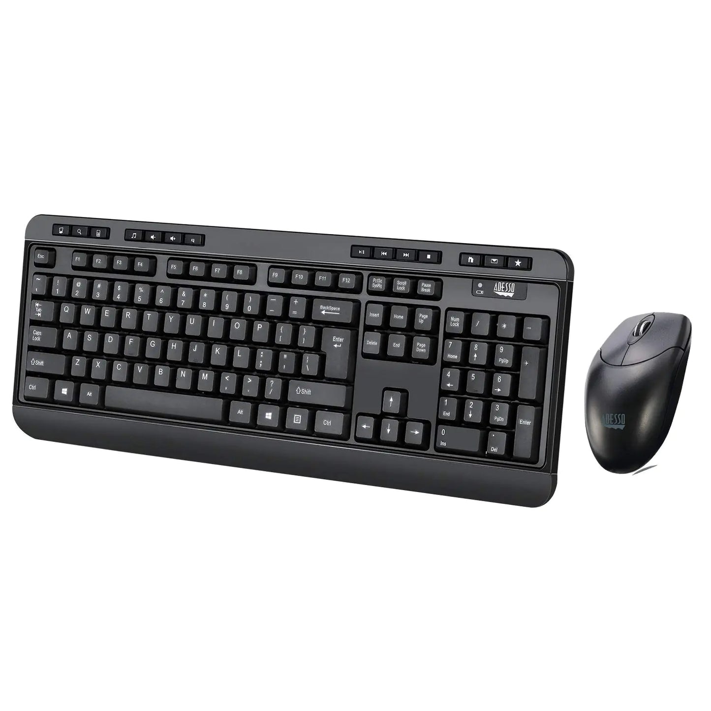 Adesso EasyTouch Wireless Keyboard & Mouse Combo - Desktop Set