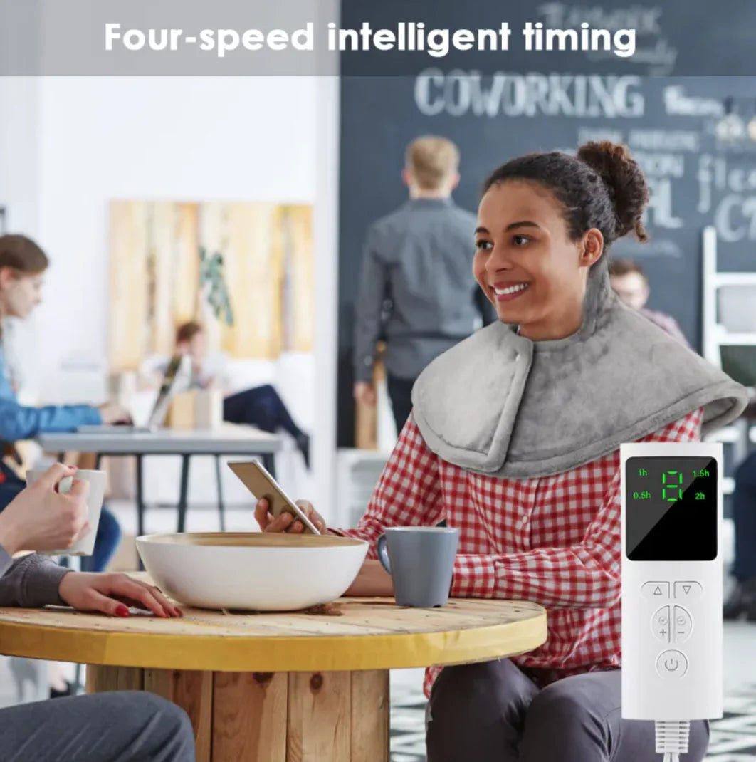 Electric Heating Shawl - Winter Shoulder & Neck Warmer