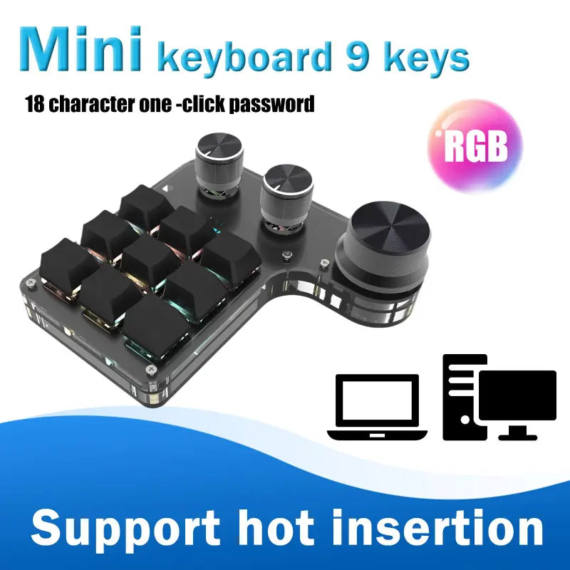 Wireless Gaming Keyboard with Shortcut Keys - Pro Gamer Gift