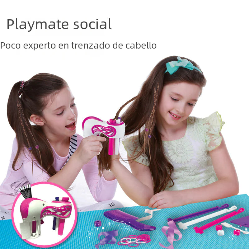 Automatic Three-Strand Hair Braider Toy for Kids