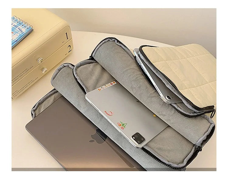 Laptop Sleeve Case 13-16 Inch - Shockproof Bag for MacBook & PC