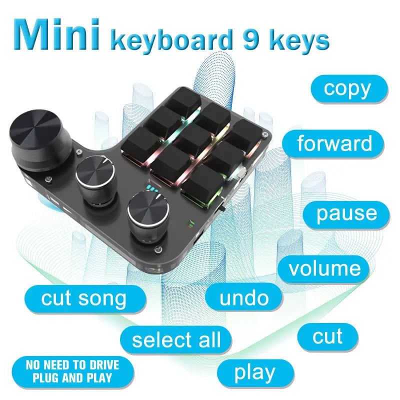 Wireless Gaming Keyboard with Shortcut Keys - Pro Gamer Gift