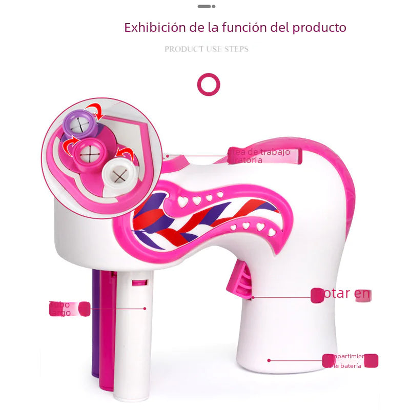 Automatic Three-Strand Hair Braider Toy for Kids