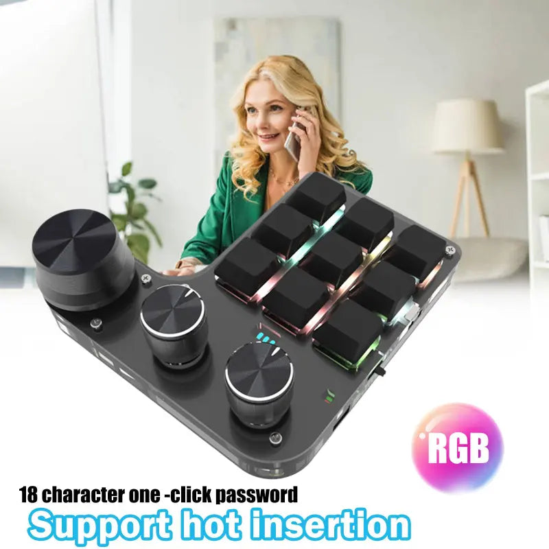 Wireless Gaming Keyboard with Shortcut Keys - Pro Gamer Gift